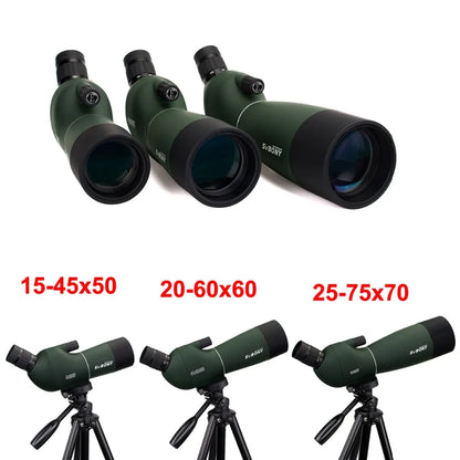 SVBONY SV28 15-75x Waterproof Spotting Scope Telescope