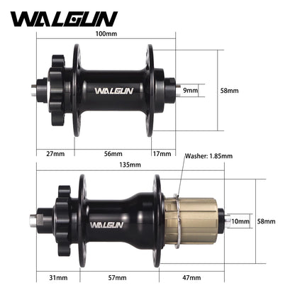 WG735 MTB Mountain Bike Hub 32H 36H Disc Brake