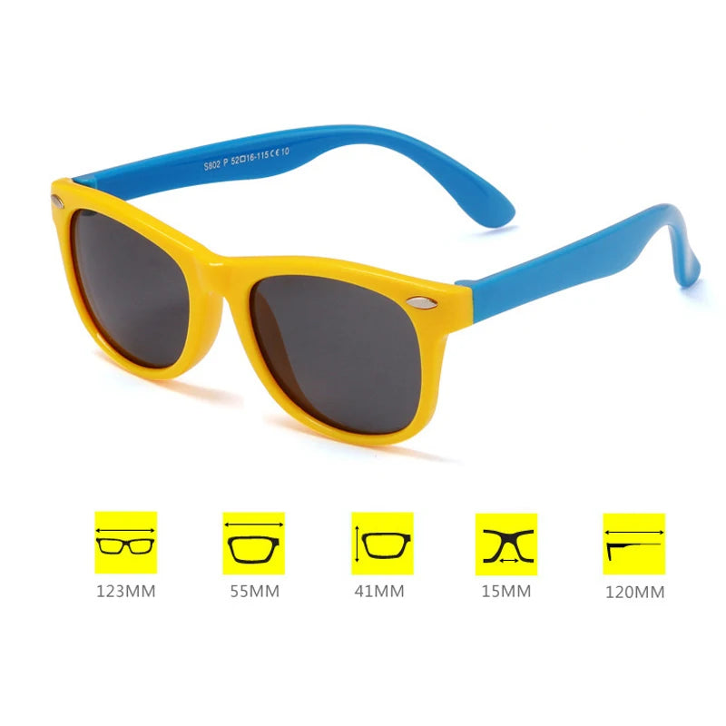 Kids UV Protection Sunglasses with Case