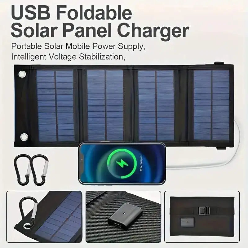 Portable USB Foldable Solar Panel for Mobile Charging