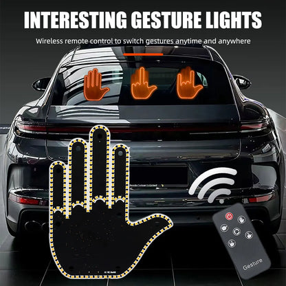 Funny Car Finger Light with Remote Control