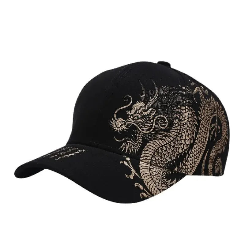 Chinese Dragon Pattern Baseball Cap - Unisex