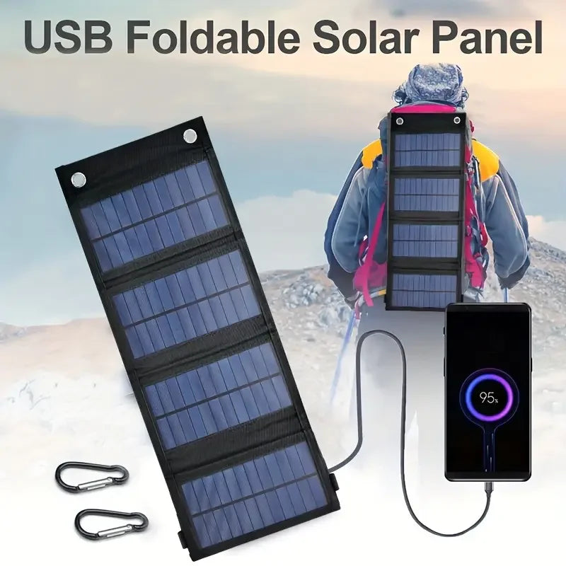 Portable USB Foldable Solar Panel for Mobile Charging