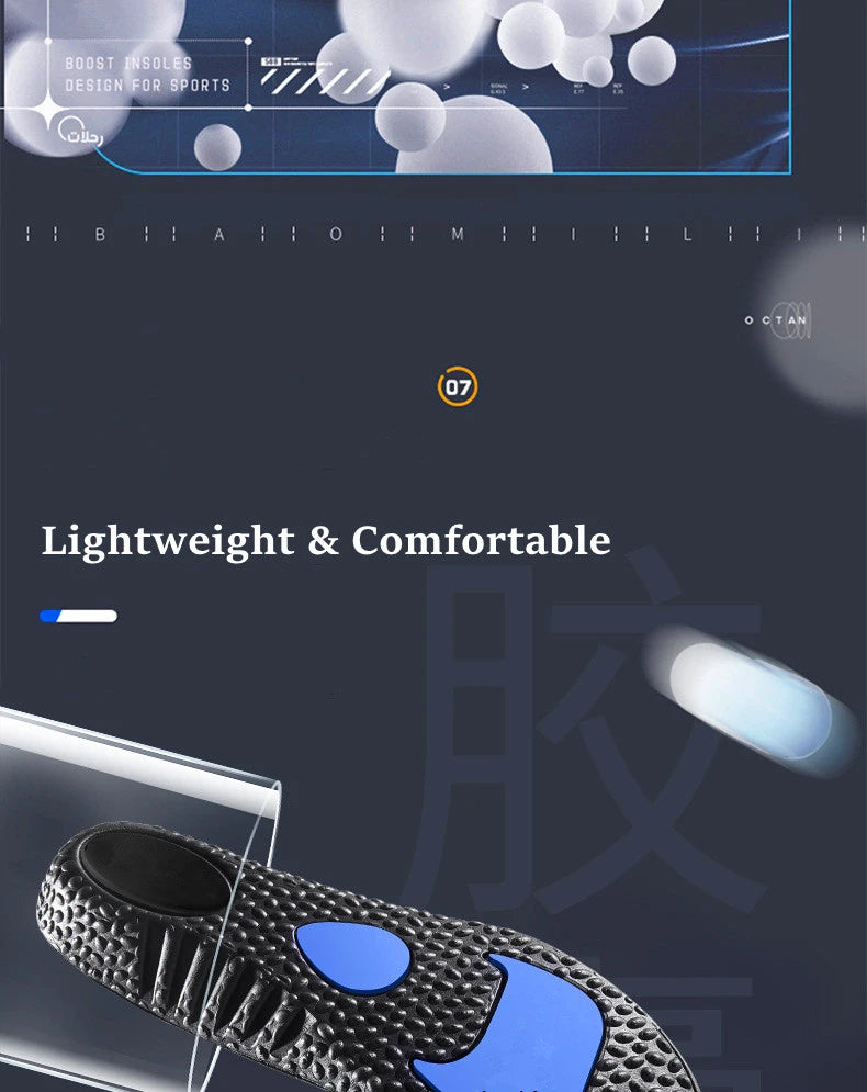 Height Increase Shock Absorption Insoles for Men and Women