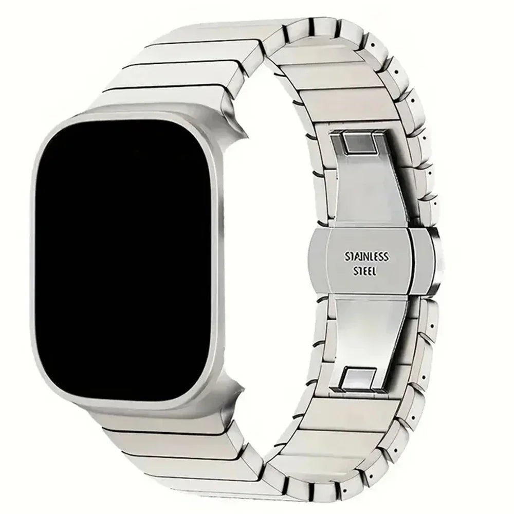 Stainless Steel Adjustable Watch Band for Apple Watch Ultra & Series