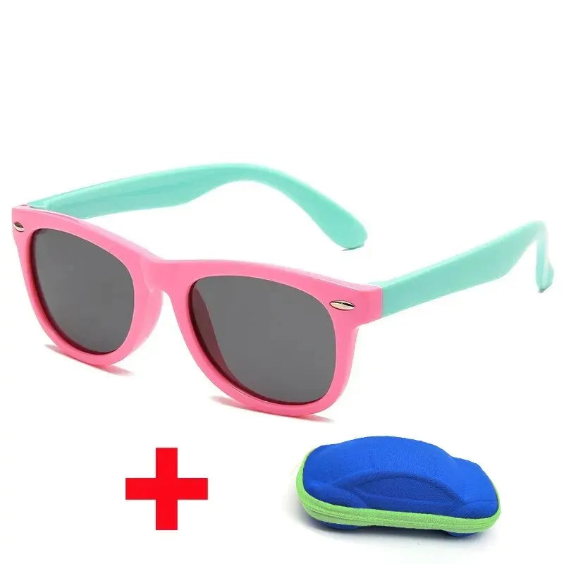 Kids UV Protection Sunglasses with Case