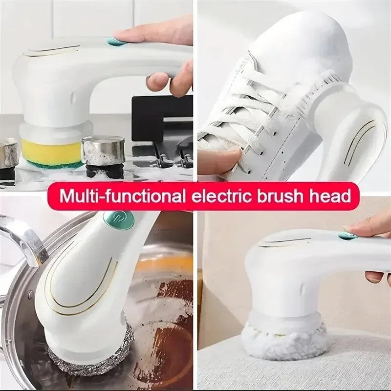 5-in-1 Multifunctional Electric Cleaning Brush for Home