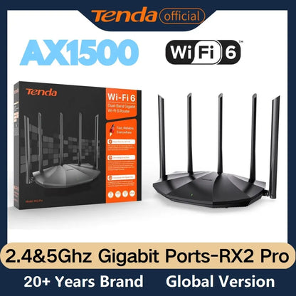 Tenda WIFI6 AX1500 Gigabit Wireless Router