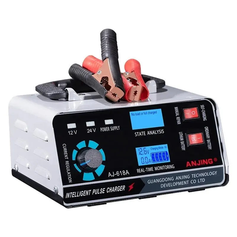 400W Smart Pulse Car Battery Charger - 12V/24V