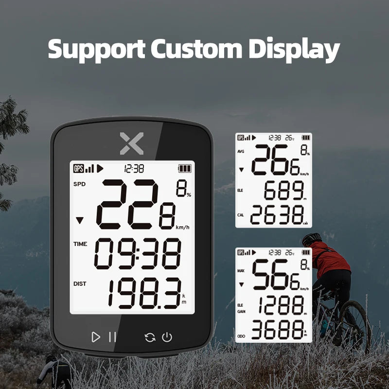 XOSS G2 GPS Bike Computer - Wireless Cycling Speedometer