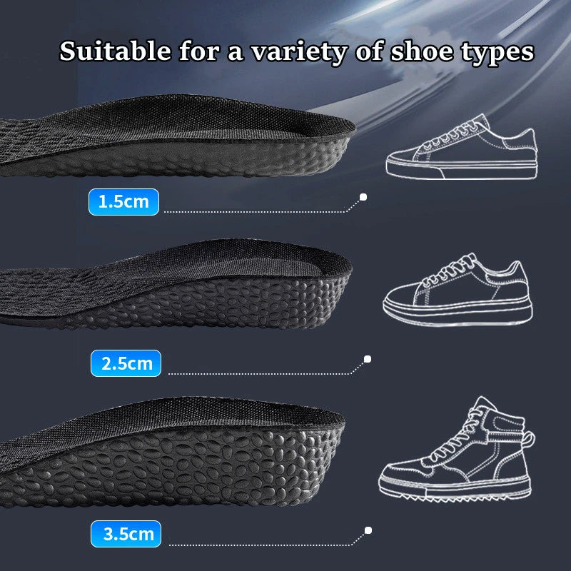 Height Increase Shock Absorption Insoles for Men and Women