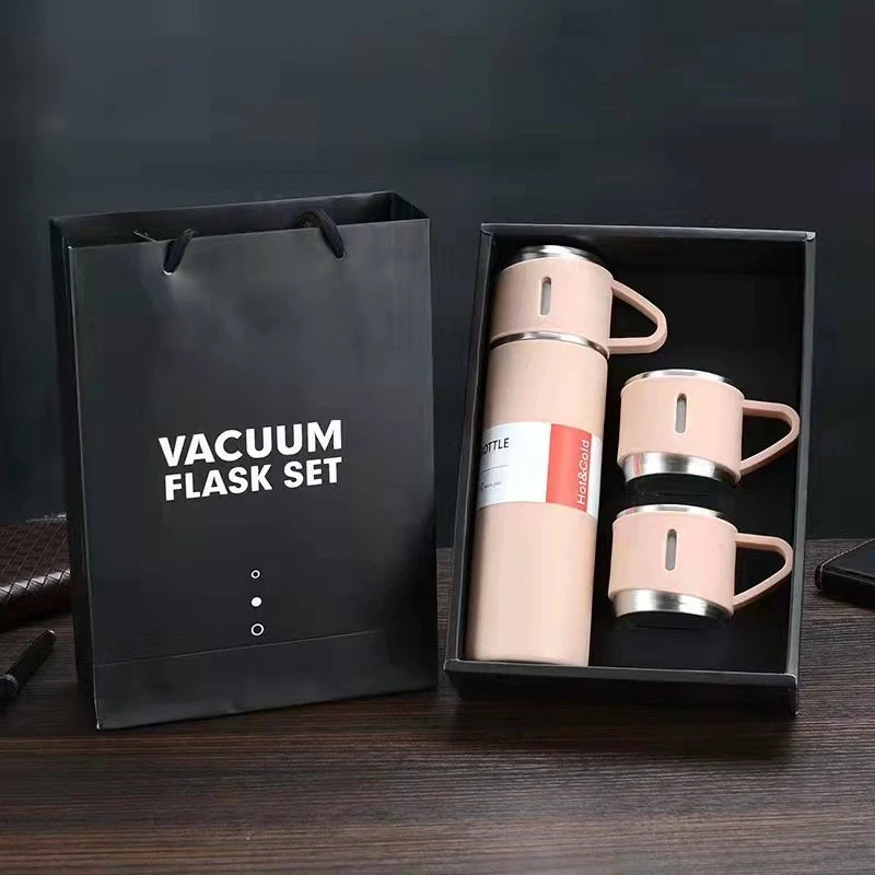 500ML 304 Stainless Steel Vacuum Thermos Gift Set