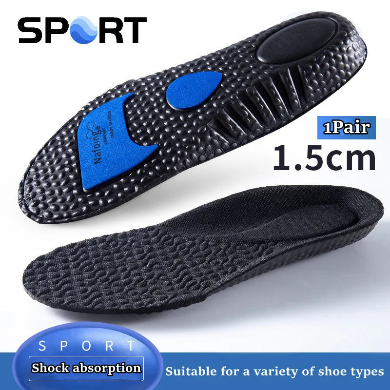 Height Increase Shock Absorption Insoles for Men and Women