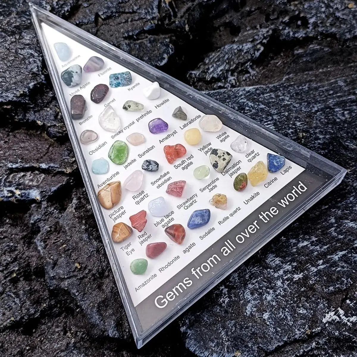 36/32 Assorted Natural Gem Sets - Crystal Rock Collection