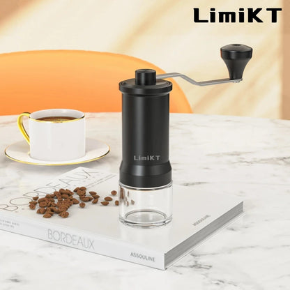 LimiKT Hand-Cranked Coffee Machine - Manual Bean Grinder