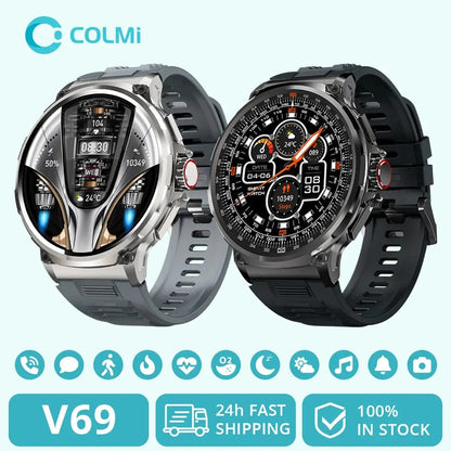 COLMI V69 1.85 Inch HD Bluetooth Call Smart Watch for Men