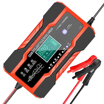 12V-24V Full Automatic Car Battery Charger with Digital Display