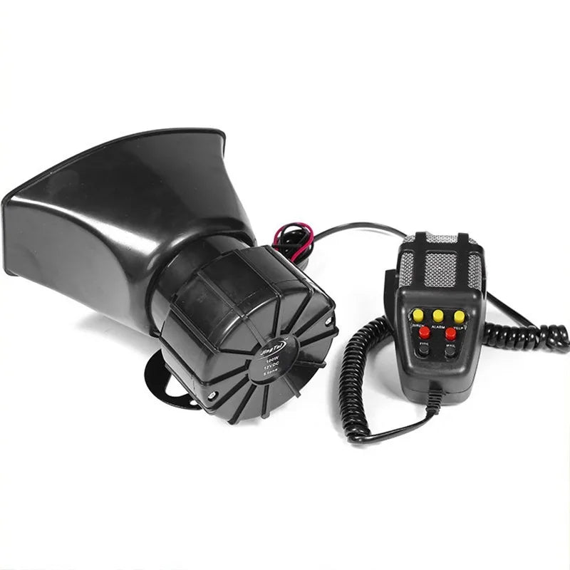 12V Car Emergency Siren Horn with PA Speaker System