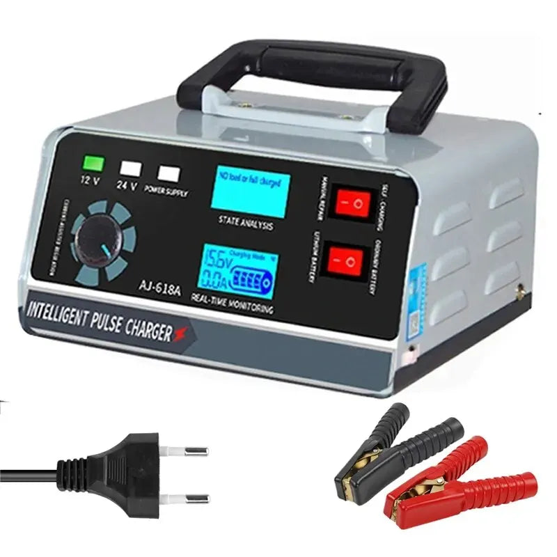 400W Smart Pulse Car Battery Charger - 12V/24V