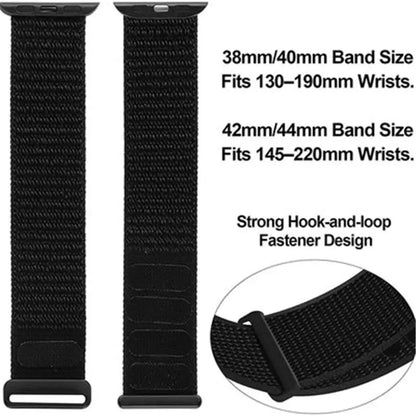 2PCS Nylon Strap for Apple Watch (Series 4 to Ultra 49mm)