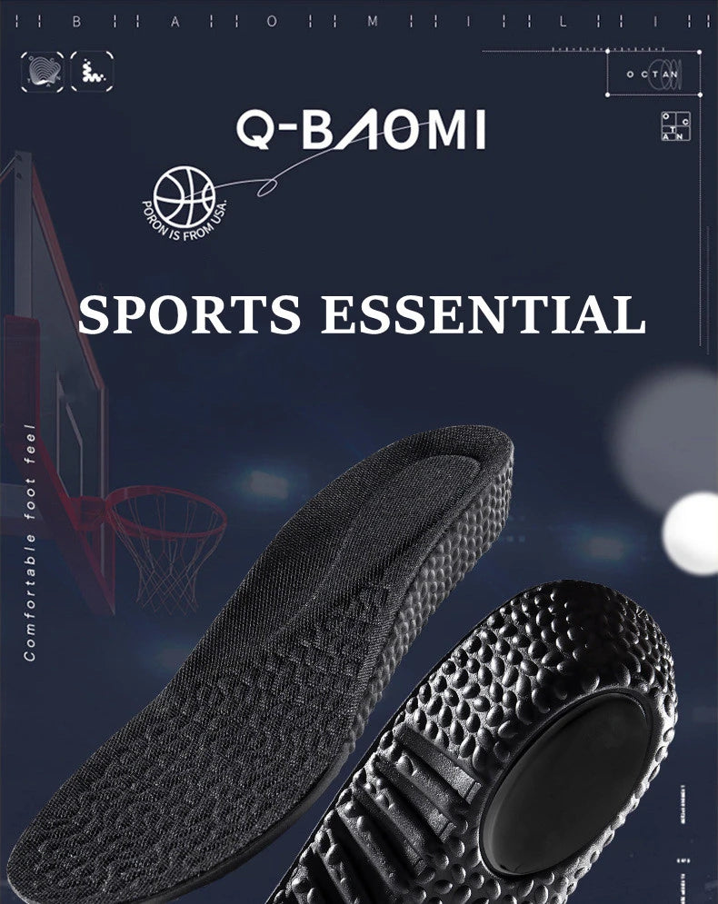 Height Increase Shock Absorption Insoles for Men and Women