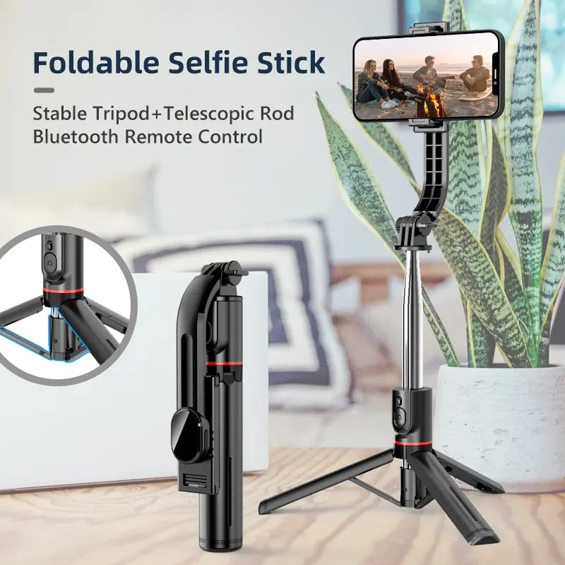 L13 Extended Wireless Bluetooth Selfie Stick with Tripod & Remote