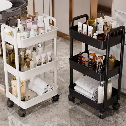 Movable Multi-Function Storage Rack with Wheels