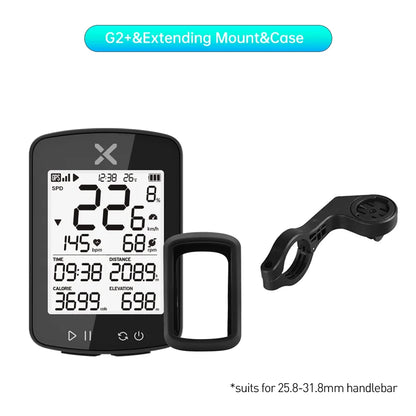 XOSS G2 GPS Bike Computer - Wireless Cycling Speedometer