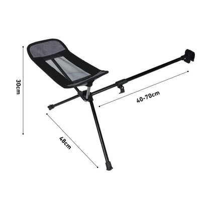 WESTTUNE Universal Camping Chair Foot Rest - Lightweight & Folding