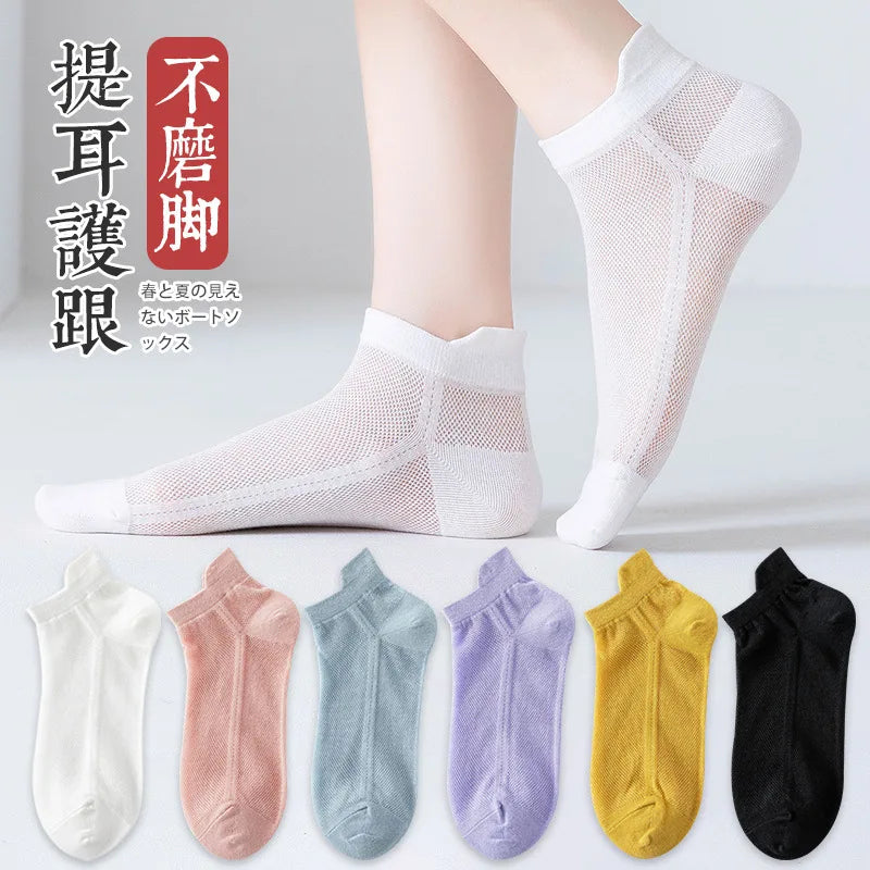 5 Pairs Cute Teddy Bear Ankle Socks for Women