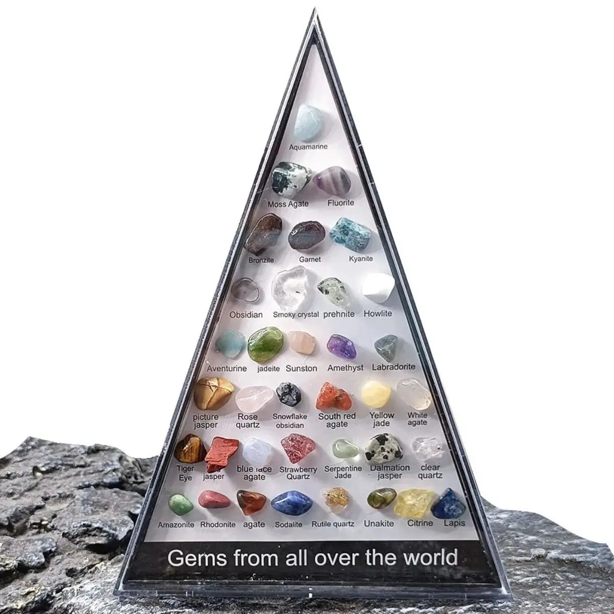 36/32 Assorted Natural Gem Sets - Crystal Rock Collection