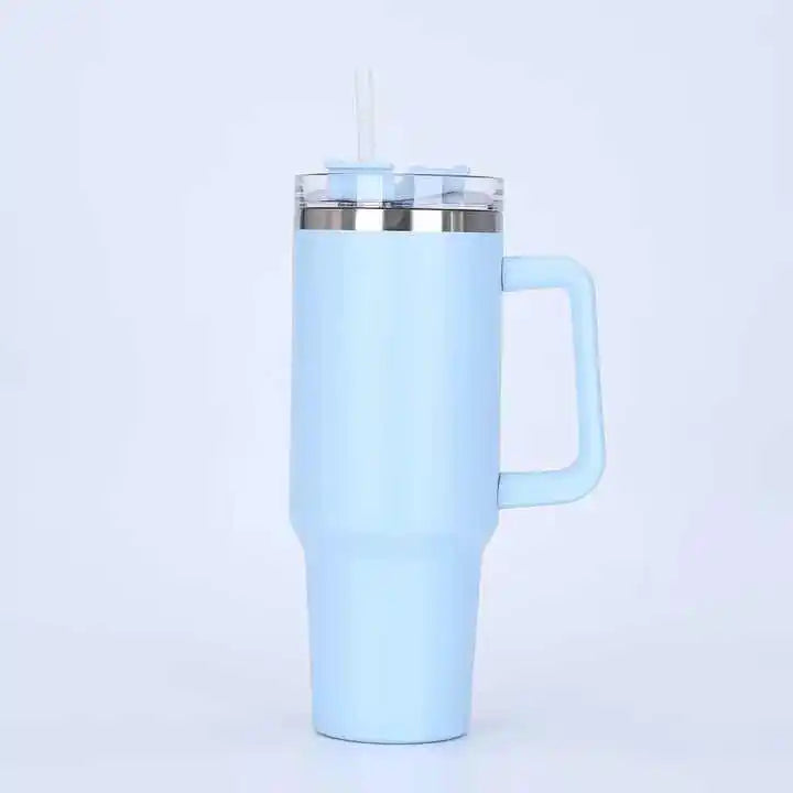 40oz Vacuum Insulated Stainless Steel Tumbler with Handle