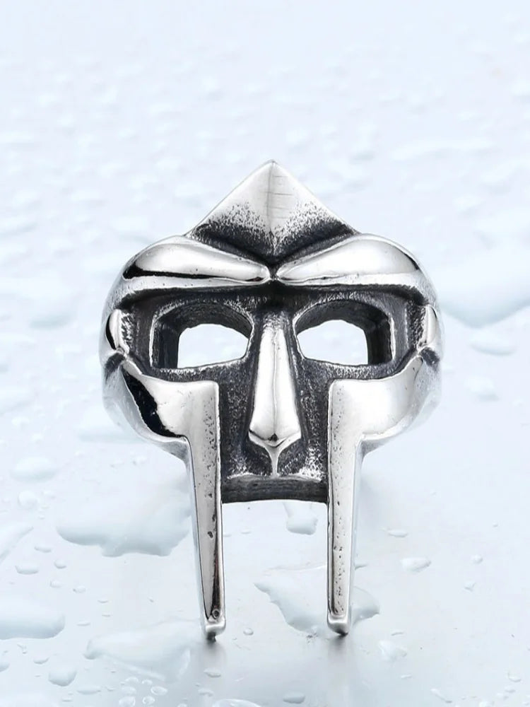 Retro Pharaoh Mask Adjustable Ring