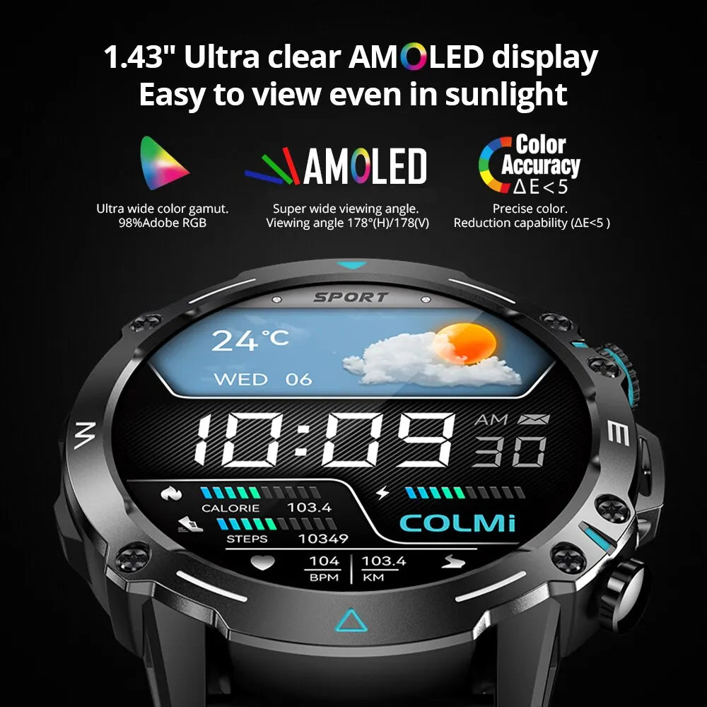 COLMI M42 Smartwatch with 1.43'' AMOLED Display