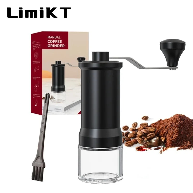 LimiKT Hand-Cranked Coffee Machine - Manual Bean Grinder