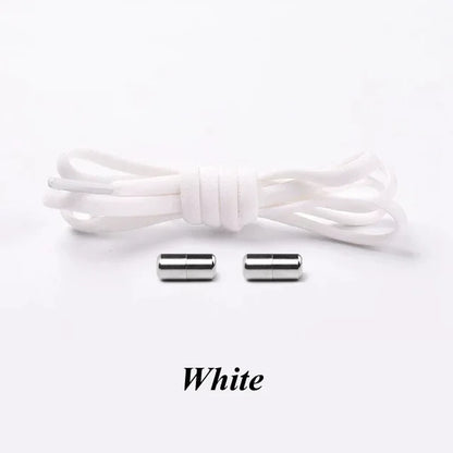 100cm Elastic No Tie Shoelaces with Metal Lock for Sneakers