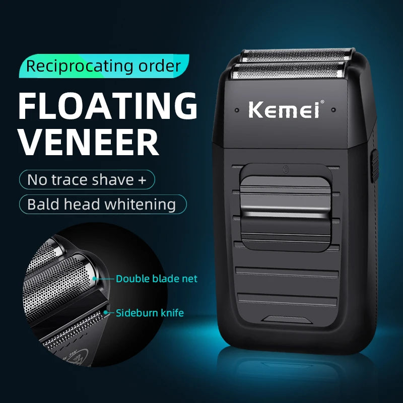 Kemei 1102 Rechargeable Cordless Shaver for Men