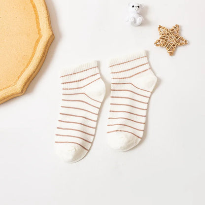 5 Pairs Cute Teddy Bear Ankle Socks for Women