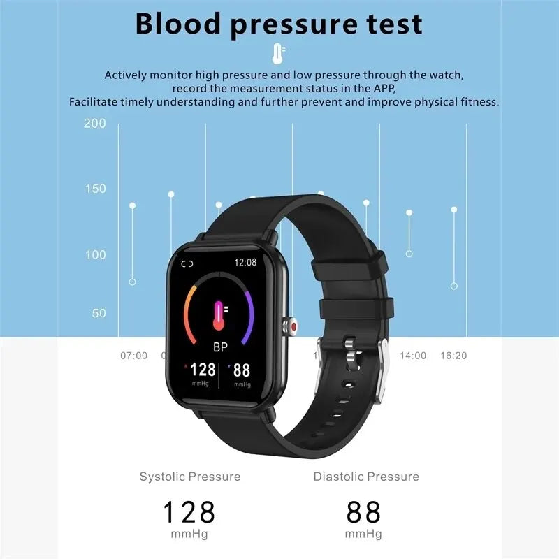 LIGE 2024 Women's Touch Screen Fitness Smart Watch