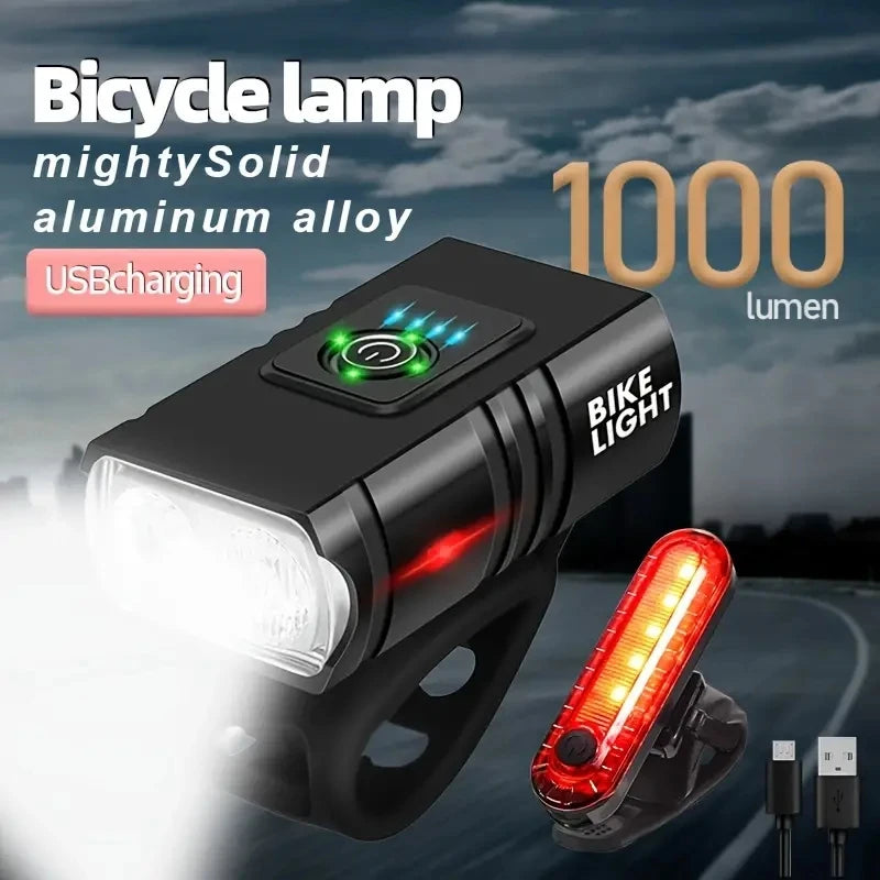 1000LM USB Rechargeable LED Bicycle Headlight