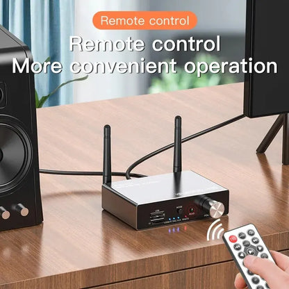 Bluetooth 5.3 Transmitter Receiver with Remote Control