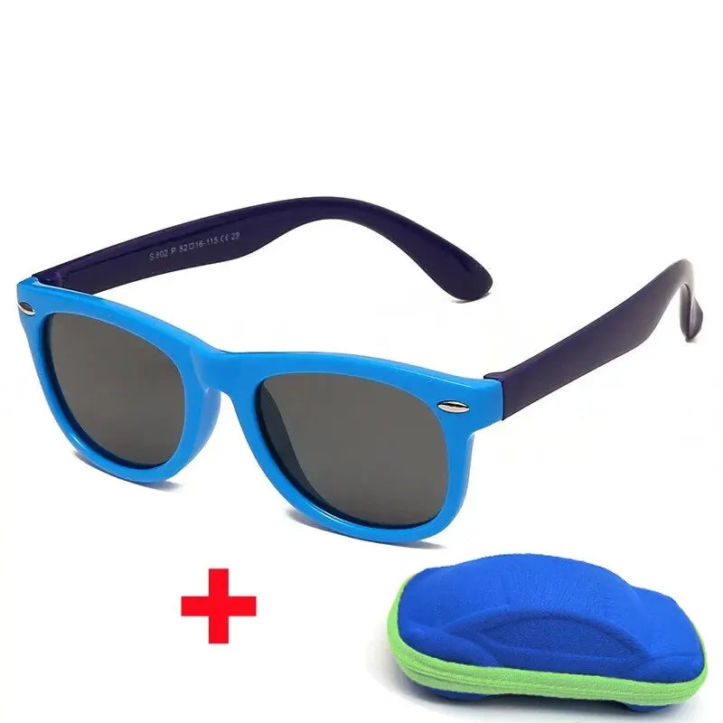 Kids UV Protection Sunglasses with Case