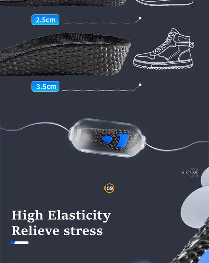 Height Increase Shock Absorption Insoles for Men and Women