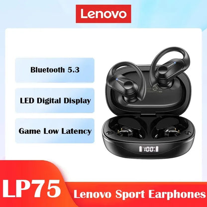 Lenovo LP75 TWS Wireless Bluetooth 5.3 Earphones