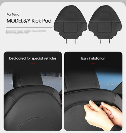 Tesla Model Y & 3 Seatback Protector - Anti-Kick Mats