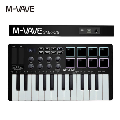 M-VAVE SMK-Ⅱ 25-Key MIDI Keyboard Controller