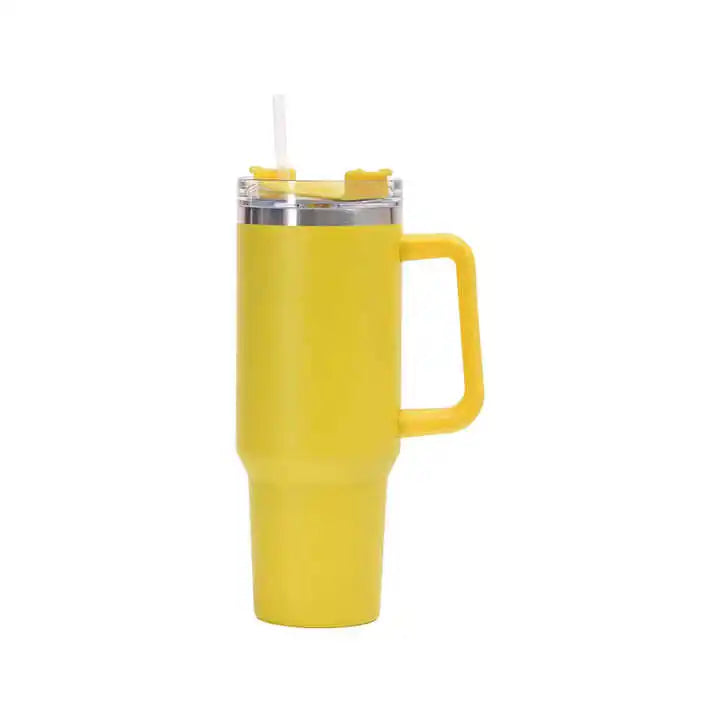 40oz Vacuum Insulated Stainless Steel Tumbler with Handle