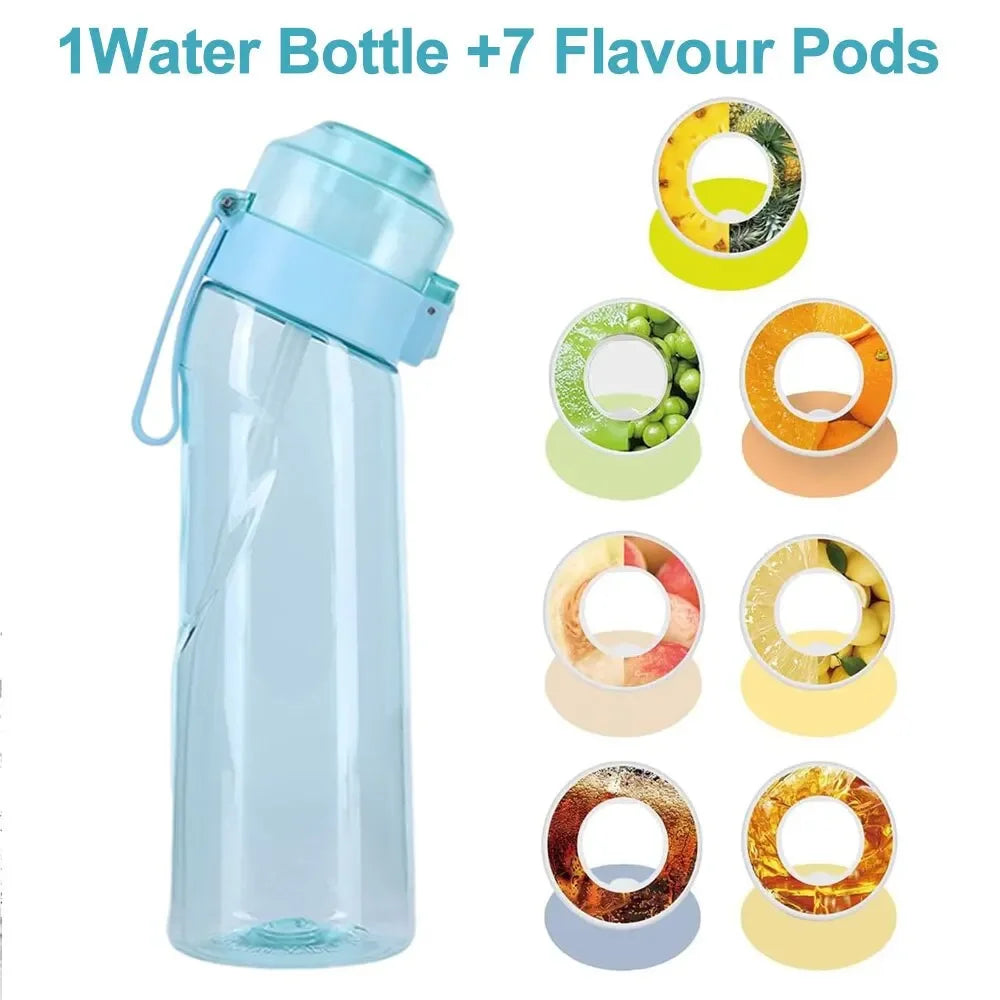 650ml Flavored Water Bottle with 7 Fruit Pods