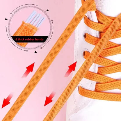 Elastic No Tie Shoelaces for Kids and Adults