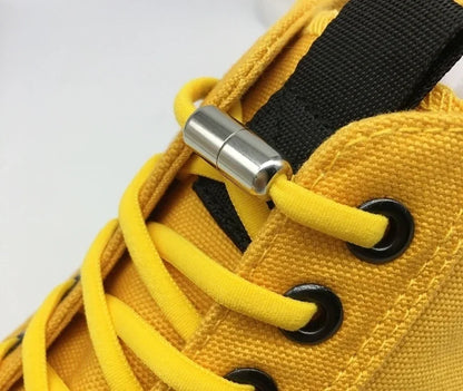 100cm Elastic No Tie Shoelaces with Metal Lock for Sneakers